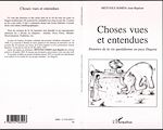 Télécharger le livre :  Choses vues et entendues