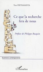 Télécharger le livre :  Ce que la recherche fera de nous