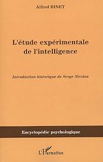Télécharger le livre :  L'étude expérimentale de l'intelligence