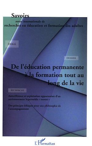 Téléchargez le livre :  De l'éducation permanente à la formation tout au long de la vie