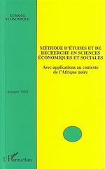 Télécharger le livre :  Méthode d'études et de recherche en sciences économiques et sociales