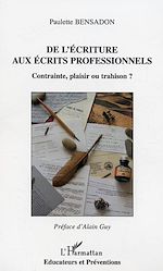 Télécharger le livre :  De l'écriture aux écrits professionnels