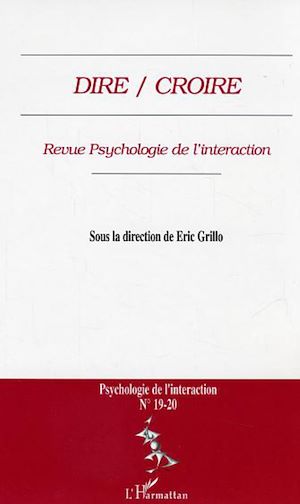 Téléchargez le livre :  Dire / Croire (n° 19-20)