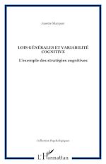 Download this eBook Lois générales et variabilité cognitive