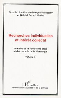 Télécharger le livre :  Recherches individuelles et intérêt collectif