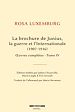 Télécharger le livre :  La Brochure de Junius, la guerre et l'Internationale