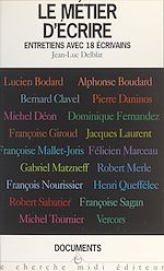 Télécharger le livre :  Le métier d'écrire