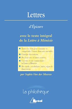 Télécharger le livre :  Lettres - Epicure