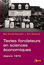 Download this eBook Textes fondateurs en sciences économiques depuis 1970