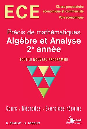 Téléchargez le livre :  Algèbre et analyse 2e année - option économique