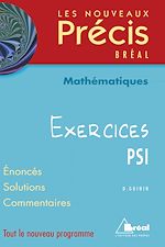 Télécharger le livre :  Mathématiques PSI Exercices