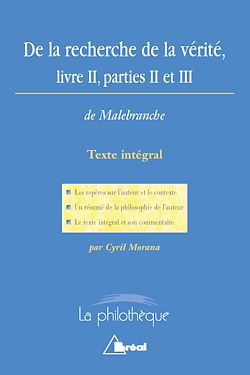 Télécharger le livre :  De la recherche de la vérité (livre II-Parties II et III)