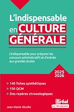 Télécharger le livre :  L'indispensable en culture générale - 2025-2026