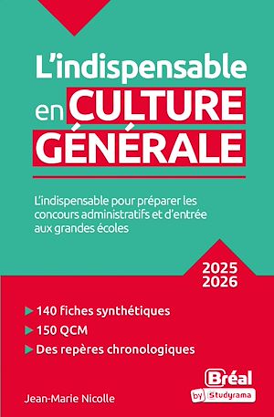 Téléchargez le livre :  L'indispensable en culture générale - 2025-2026