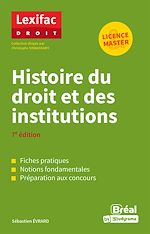 Télécharger le livre :  Histoire du droit et des institutions