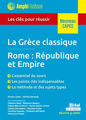 Téléchargez le livre :  La Grèce classique - Rome : République et Empire - Nouveau CAPES