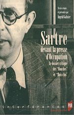 Download this eBook Sartre devant la presse d'Occupation