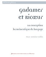 Télécharger le livre :  Gadamer et Ricœur - La conception herméneutique du langage