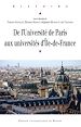 Télécharger le livre :  De l'université de Paris aux universités d'Île-de-France