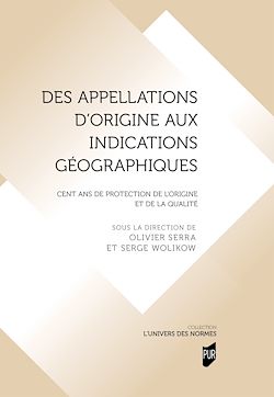 Télécharger le livre :  Des appellations d'origine aux indications géographiques