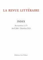 Télécharger le livre :  La Revue Littéraire Index (gratuit)