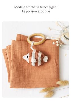 Télécharger le livre :  Modèle crochet à télécharger : Le poisson exotique