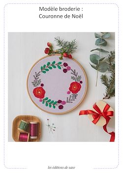 Télécharger le livre :  Modèle broderie : Couronne de Noël