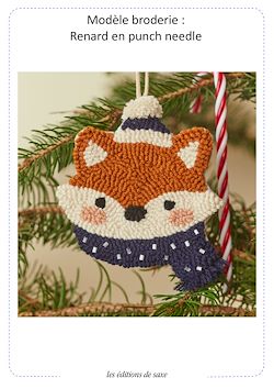 Télécharger le livre :  Modèle broderie : Renard en punch needle