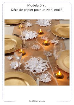 Télécharger le livre :  Modèle origami : déco de papier pour un Noël étoilé