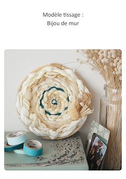 Télécharger le livre :  Modèle tissage : Bijou de mur