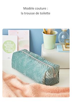 Télécharger le livre :  Modèle couture : la trousse de toilette