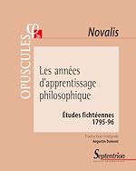 Télécharger le livre :  Les années d'apprentissage philosophique