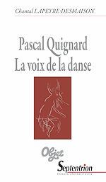 Download this eBook Pascal Quignard. La voix de la danse