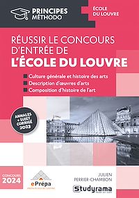 Téléchargez le livre :  Réussir le concours d'entrée de l'école du Louvre - Concours 2024