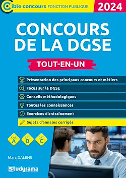 Télécharger le livre :  Concours de la DGSE - Tout-en-un - Catégories A, B et C - Édition 2024