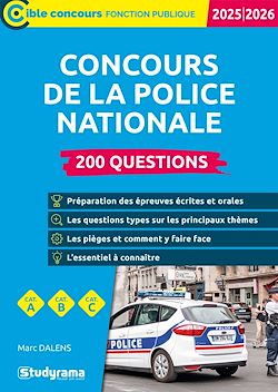 Télécharger le livre :  Concours de la police nationale : 200 questions – Catégories A, B et C – Édition 2025-2026