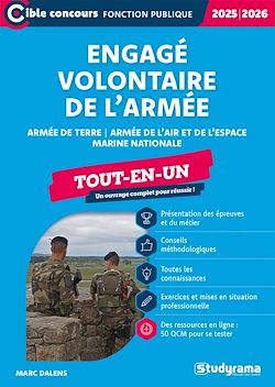 Télécharger le livre :  Engagé volontaire de l'armée - Tout-en-un - Édition 2025-2026