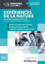Télécharger le livre :  Expériences de la nature : classes préparatoires scientifiques - Édition 2026-2027