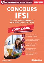 Télécharger le livre :  Concours IFSI - AS/AP & professionnels en formation continue - Tout-en-un - Concours 2026-2027
