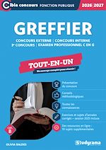 Télécharger le livre :  Greffier - Tout-en-un - Catégorie B - Concours 2026-2027