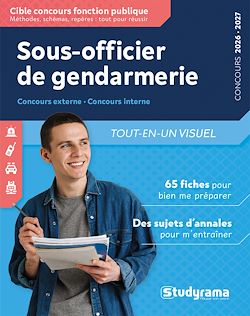 Télécharger le livre :  Sous-officier de gendarmerie – Tout-en-un visuel - Concours 2026-2027