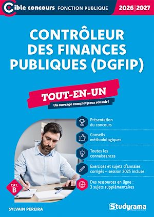 Téléchargez le livre :  Contrôleur des finances publiques (DGFIP) - Tout-en-un - Catégorie B - Concours 2026-2027