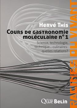 Télécharger le livre :  Cours de gastronomie moléculaire n°1