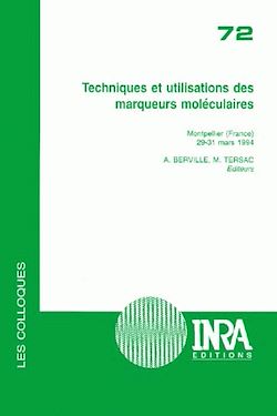 Télécharger le livre :  Techniques et utilisations des marqueurs moléculaires