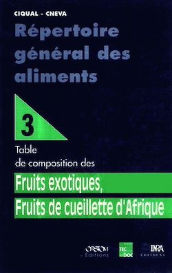 Télécharger le livre :  Répertoire général des aliments T3