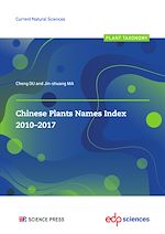 Télécharger le livre :  Chinese Plants Names Index 2010-2017