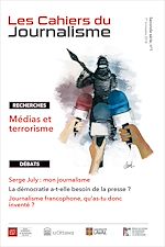 Télécharger le livre :  Les Cahiers du Journalisme, V.2, NO3