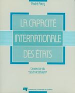 Télécharger le livre :  La capacité internationale des états