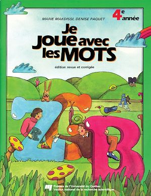 Téléchargez le livre :  Je joue avec les mots, 4e année