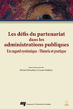 Télécharger le livre :  Les défis du partenariat dans les administrations publiques